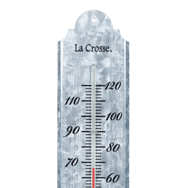 La Crosse Technology 19.50" Metal Outdoor Thermometer Wayfair